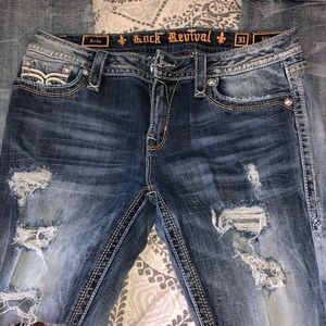 Rock Revival distressed jeans